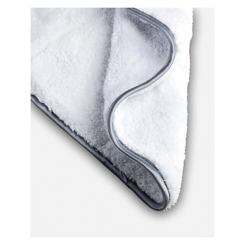 ADAM'S POLISHES WS-MF-DST-6 Double Soft Towel, Microfiber, White - 1