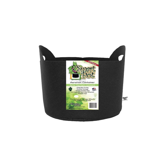 Smart Pot SPH325 Aeration Container with Handle, 12 in W, Black