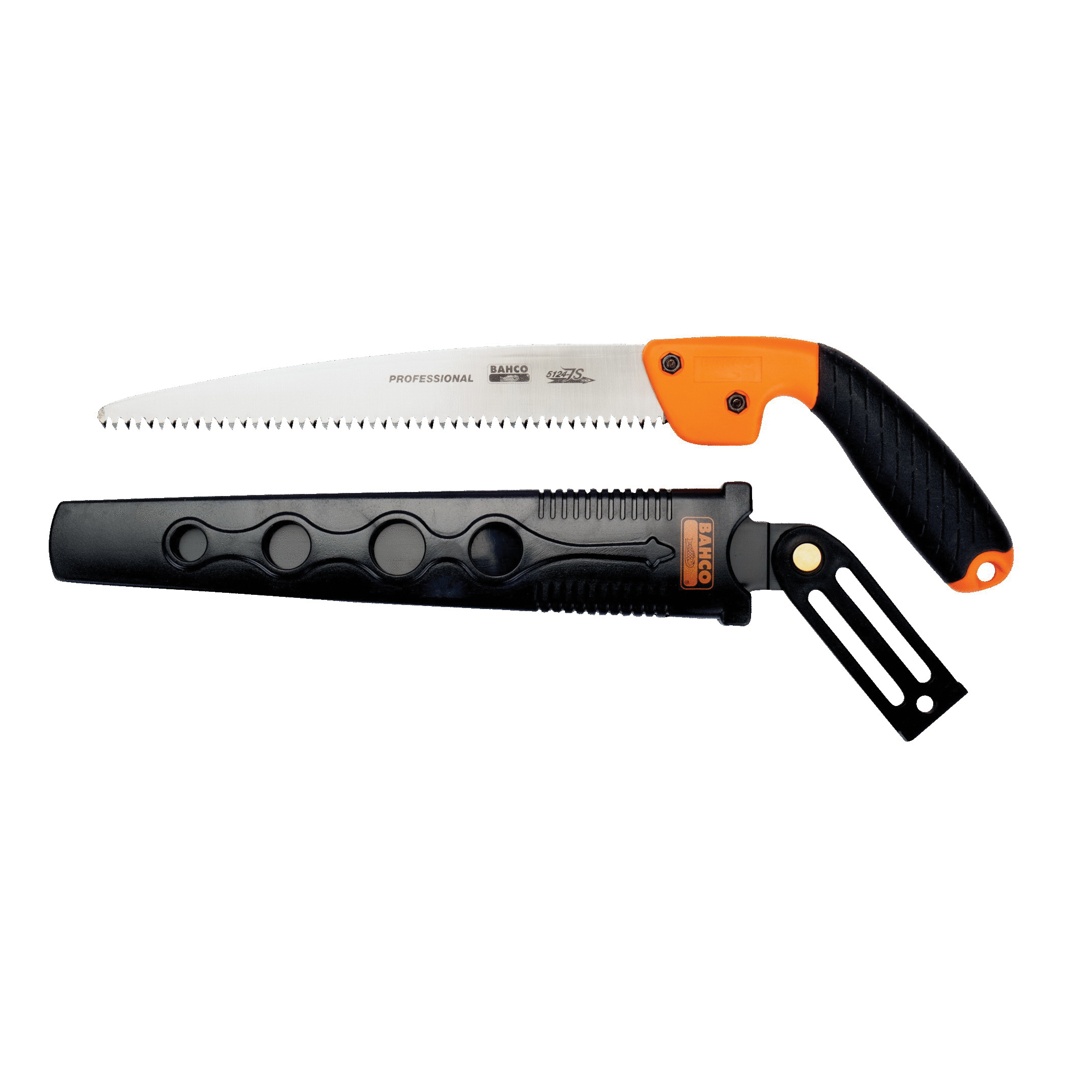 Bahco 5124-JS-H Pruning Saw with 2-Component Handle, 9-1/2 in Blade, 5 TPI, Comfort-Grip Handle - 2