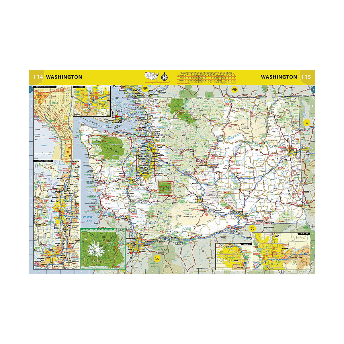 National Geographic RD00620166 Road Atlas, Canada, Mexico, United States - 3