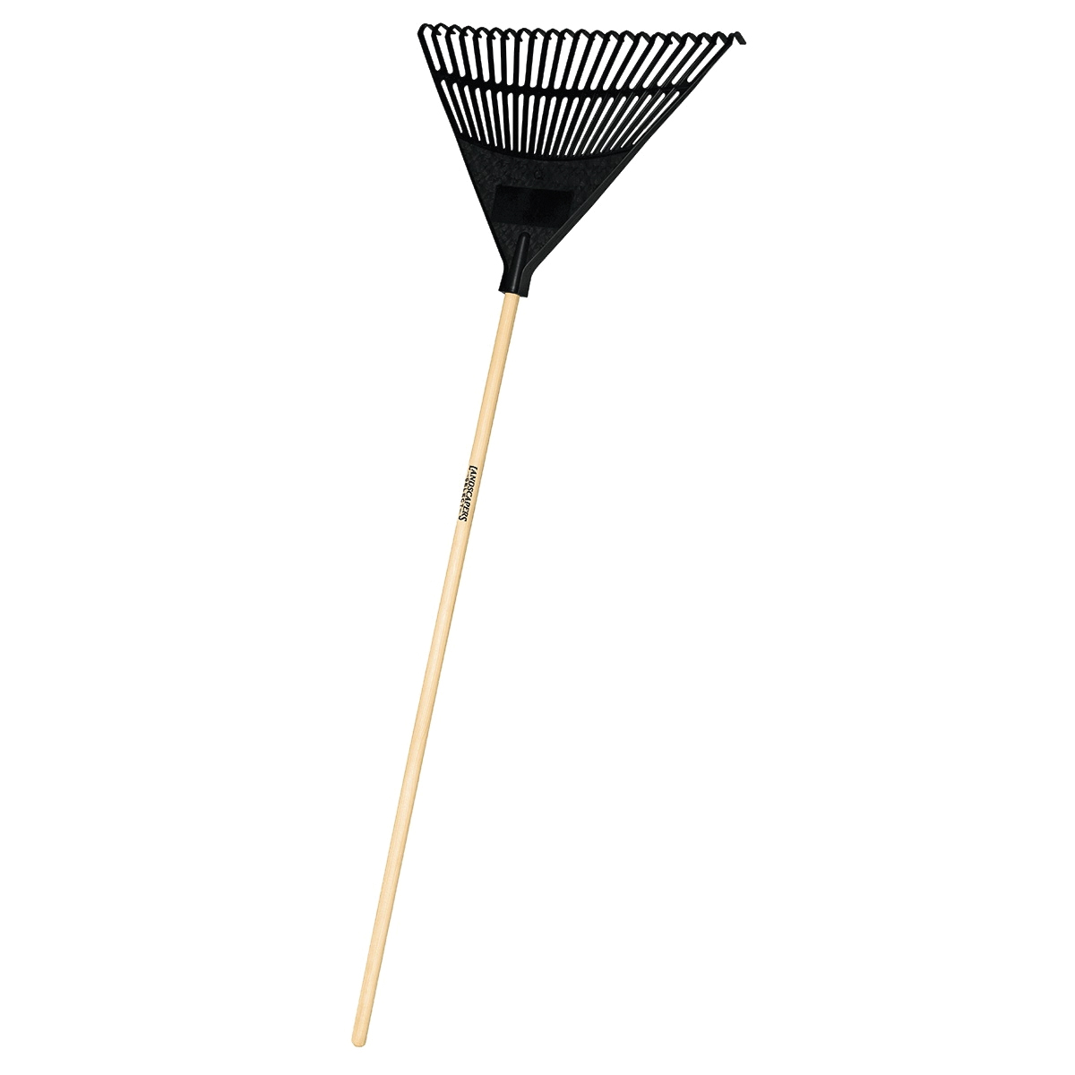 Landscapers Select 34591 EP22OR Lawn/Leaf Rake, Poly Tine, 22-Tine, Hardwood Handle, 48 in L Handle - 1