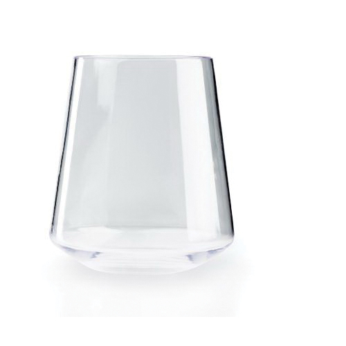 GSI 79321 Stemless Wine Glass, 11.5 fl-oz Capacity, Copolyester, White - 1