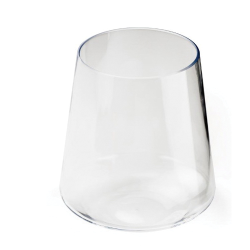 GSI 79321 Stemless Wine Glass, 11.5 fl-oz Capacity, Copolyester, White - 3