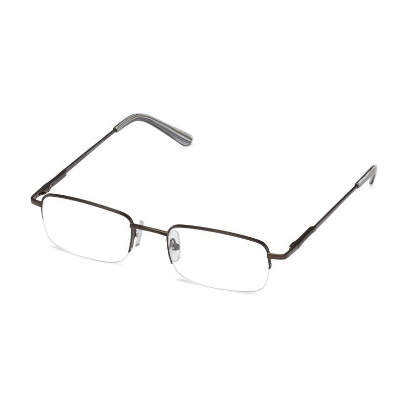 Dr Dean Tiburon 00670006Z Reading Glasses, 3/4 in, +2.5 Magnification, Metal Frame, Titanium Frame - 2