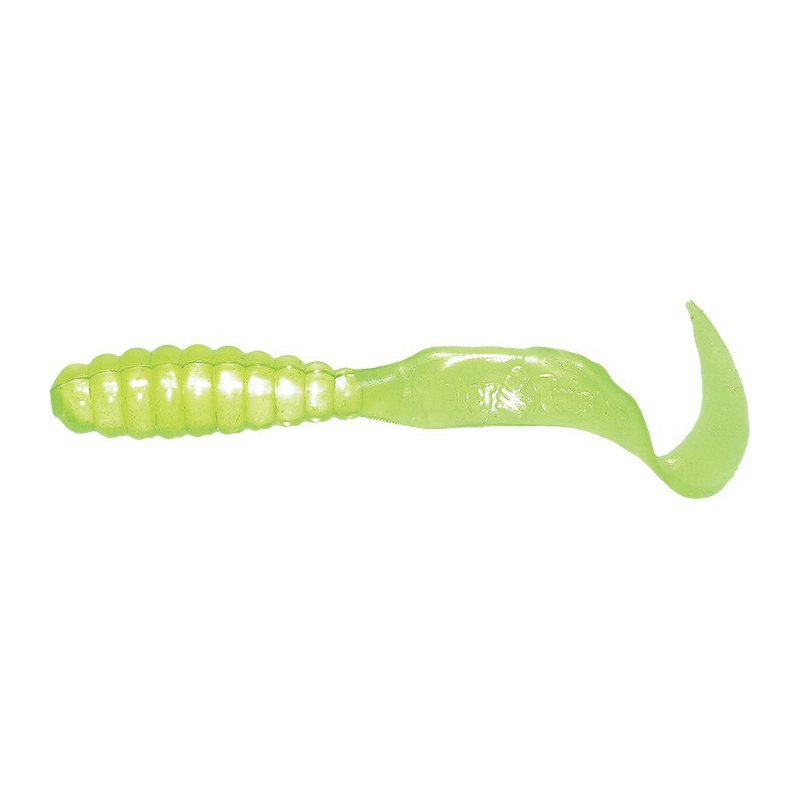Mister Twister MTSF20-10 Meeny Fishing Lure, Chartreuse L
