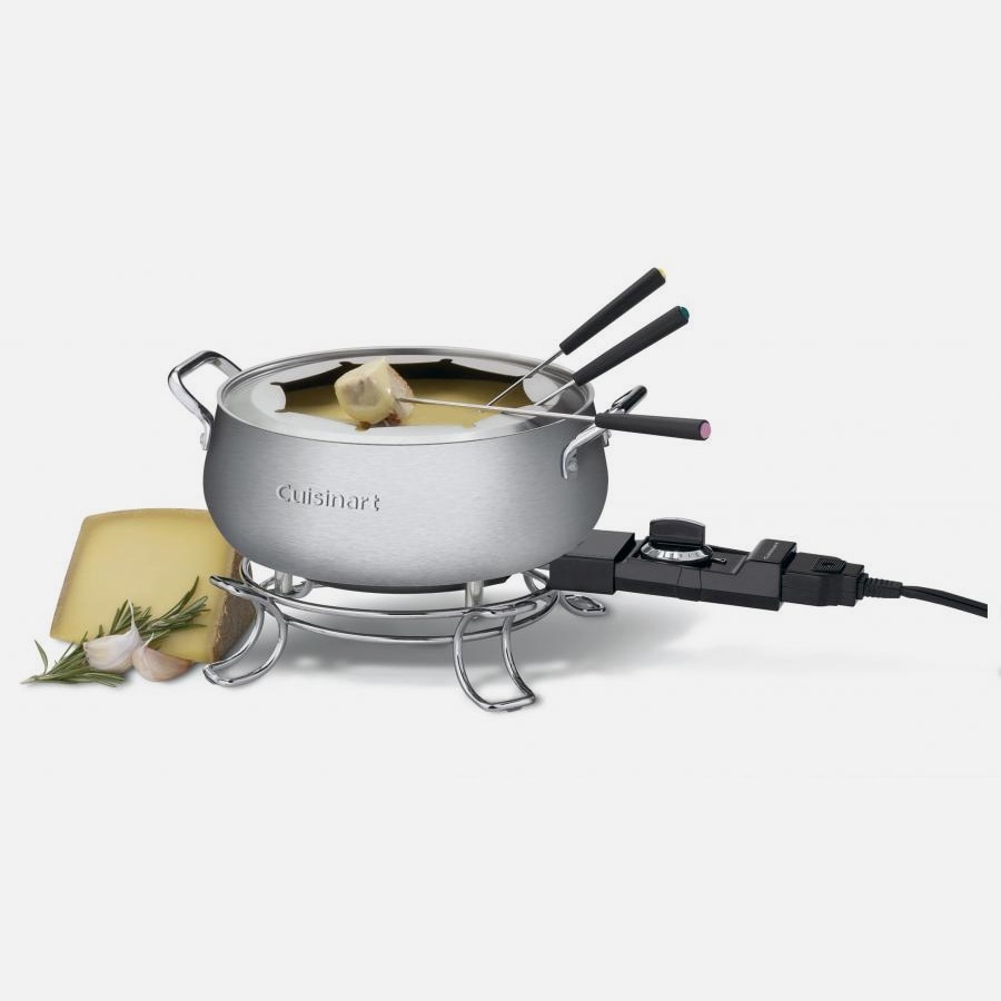 Cuisinart CFO3SS Electric Fondue Set, 3 qt Capacity, Sta...