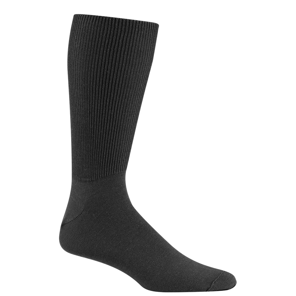 Wigwam F1221-052-XL Diabetic Walker Socks, Women's, XL, Polyester/Stretch Nylon/Tencel, Black - 1