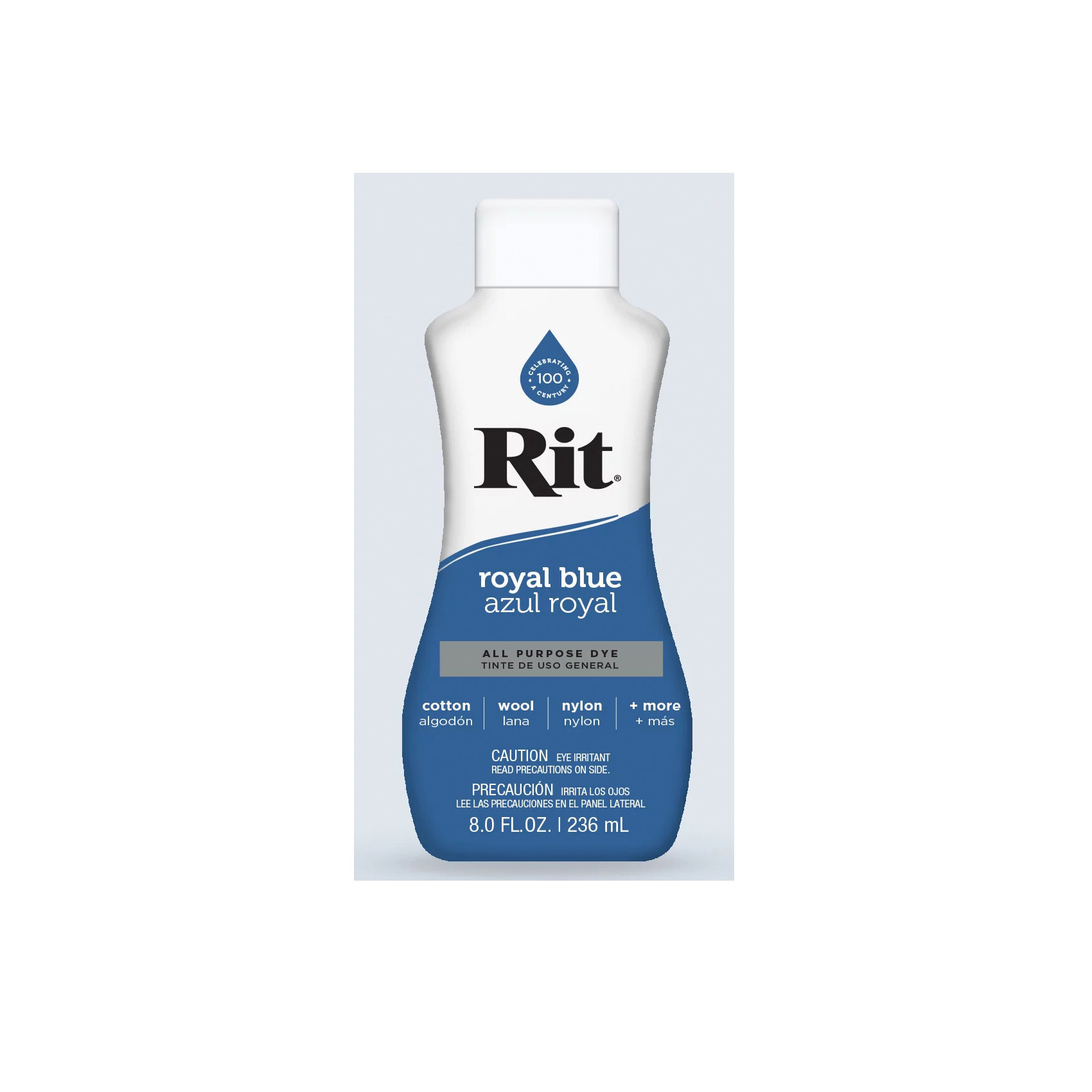 Rit Dye 88290 Fabric Dye, Liquid, Royal Blue, 8 oz - 1