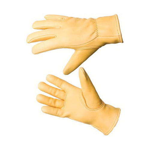 JRC 489EBTLM Gloves, M, Deerskin Leather, Gold - 1