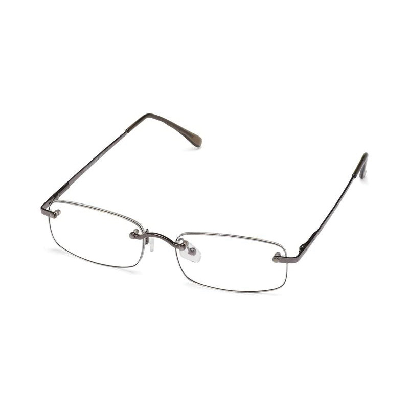 Dr Dean Beaumont 21244Z Reading Glasses, 1/2 in, +2 Magnification, Gunmetal Frame - 2
