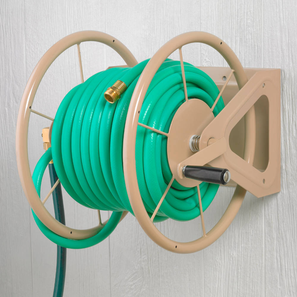 Liberty Garden 703-2 Hose Reel, 200 ft of 5/8 in Hose, Steel