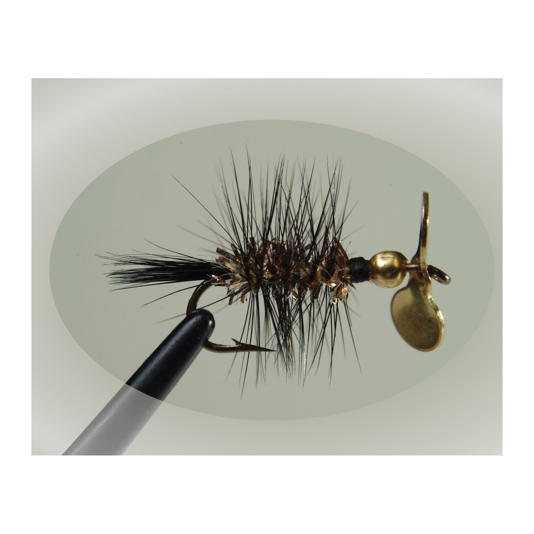Pistol Pete's Freshwater Fly Fishing Lure for Trout & Panfish, Size 10,  Brown, 2-pack