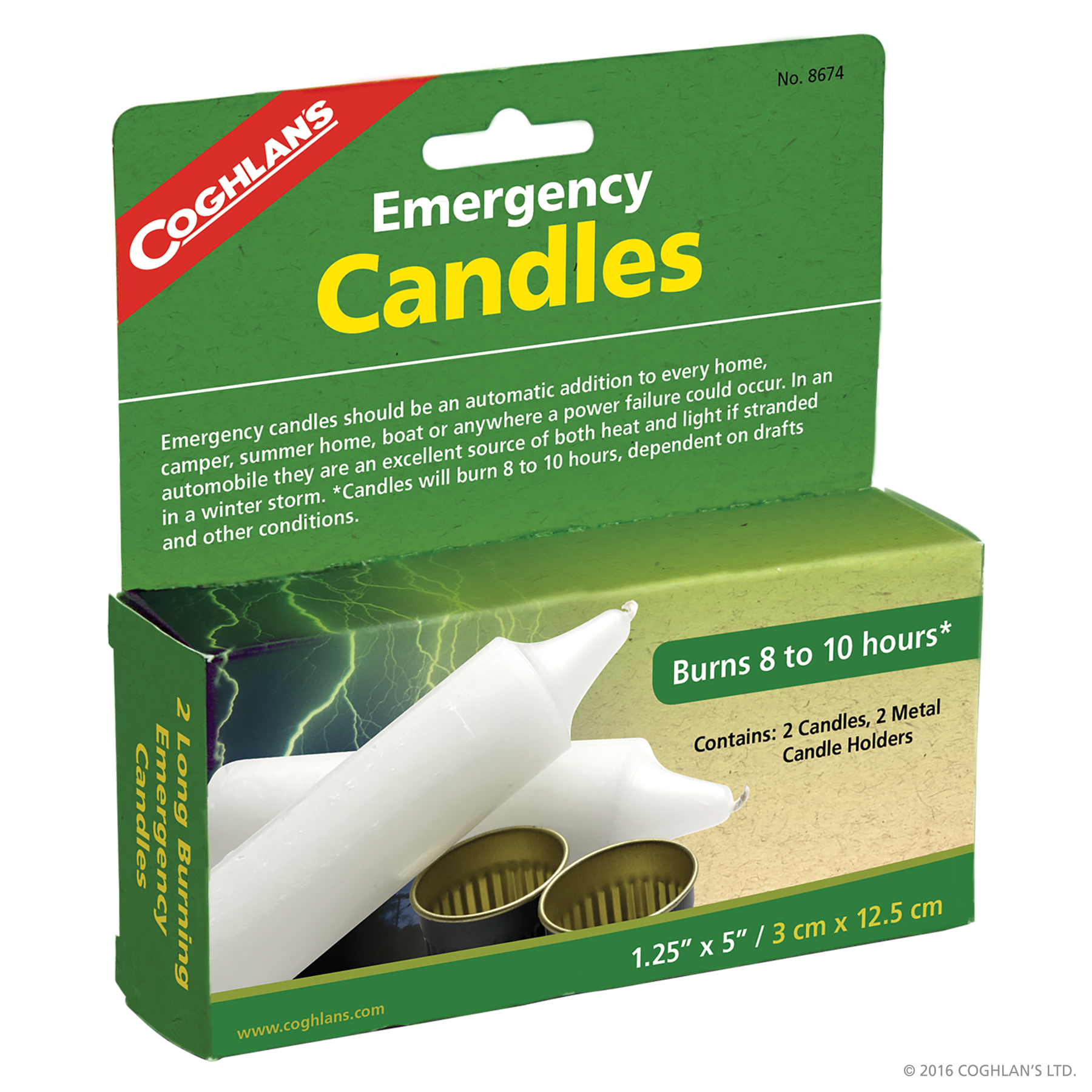 Coghlan's 8674 Emergency Candle, 8 to 10 hr