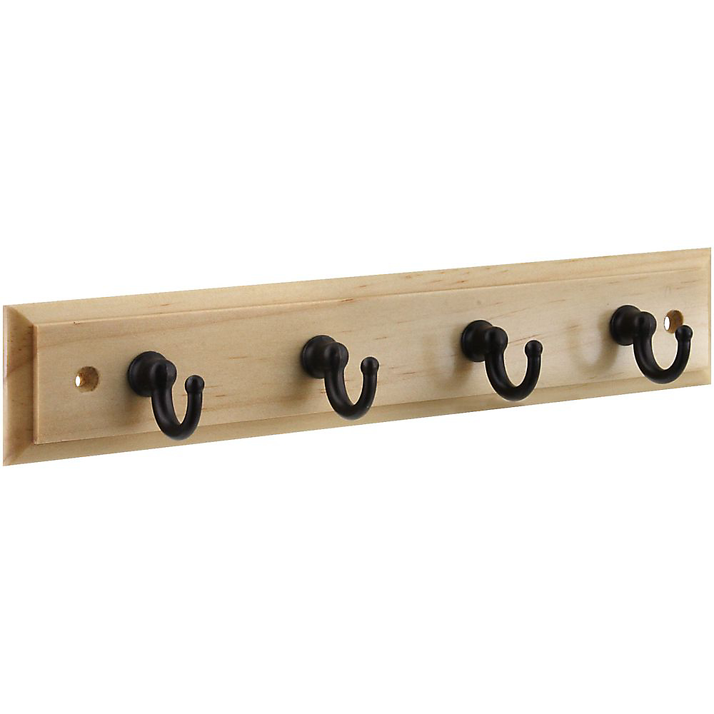 S813-063 Key Tidy Rail, Wood, Oil-Rubbed Bronze