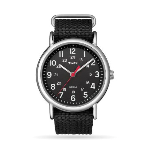 Timex T2N6479J Watch, Analog, Nylon Strap - 1
