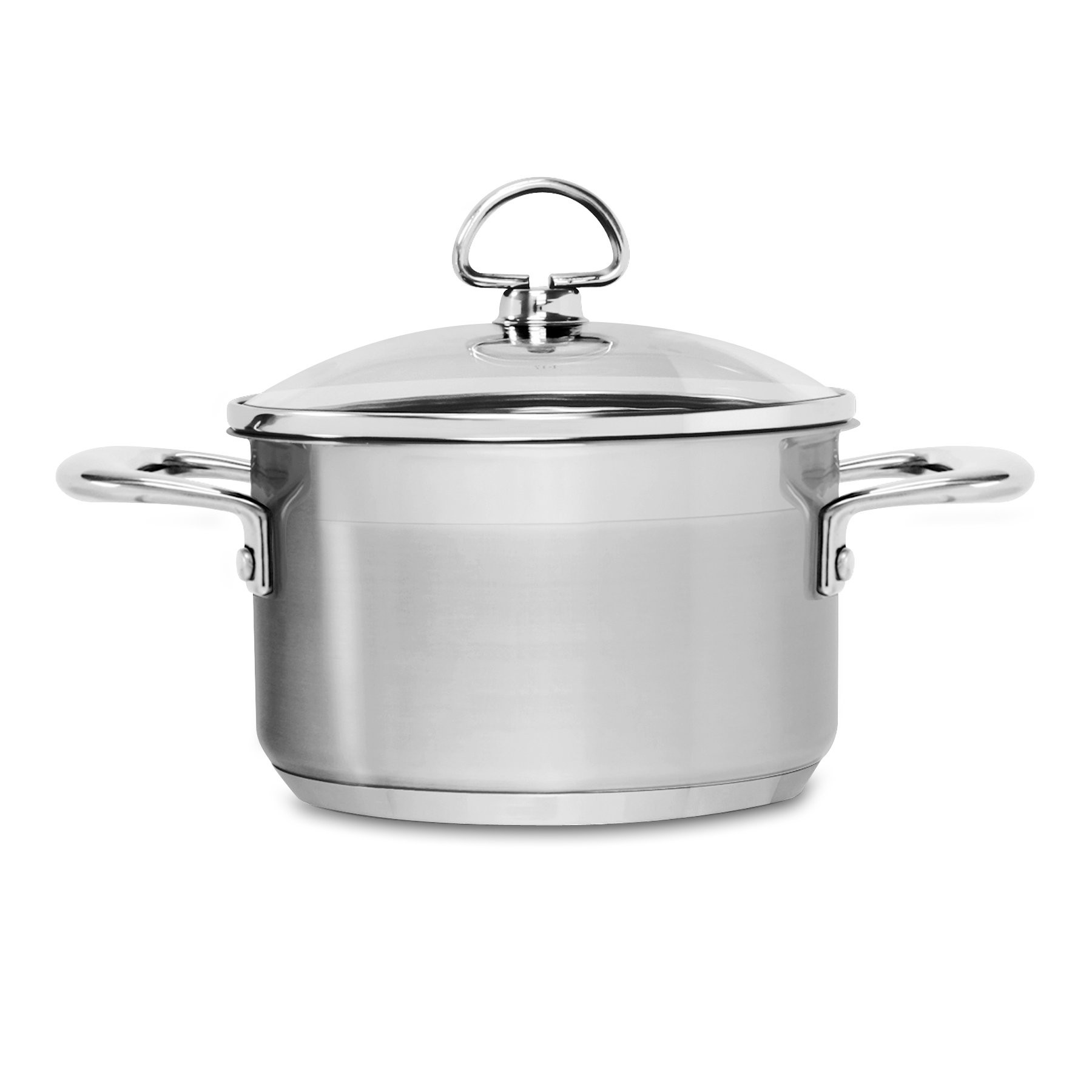Chantal SLIN32-160 Soup Pot with Lid, 2 qt Capacity, Steel, Ergonomic Handle - 2
