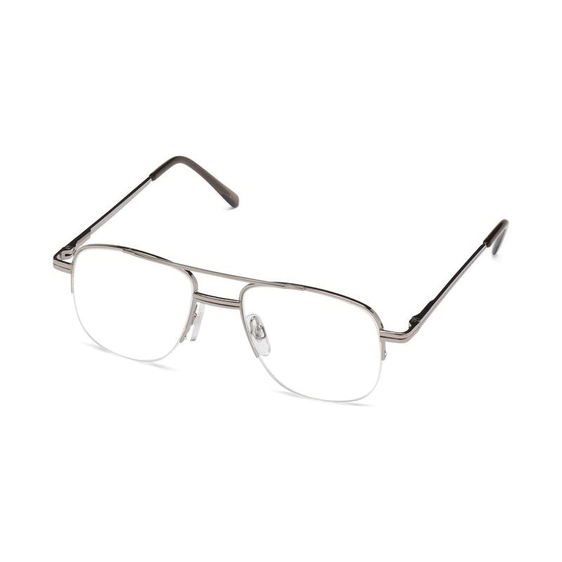 Dr Dean Hawthorne 12982Z Reading Glasses, 18 mm, +1.5 Magnification, Metal Frame, Gunmetal Frame - 2