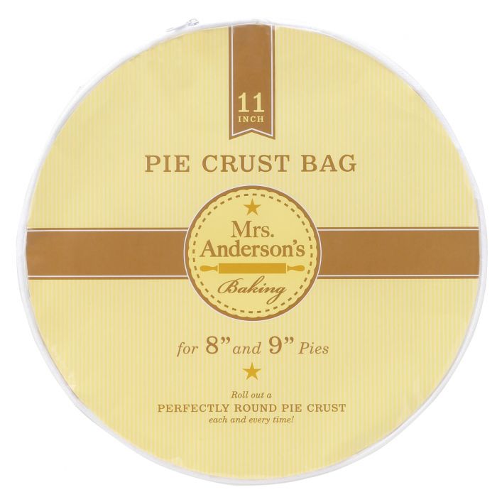 Mrs Anderson's Baking 7406-11 Pie Crust Maker Bag, Plastic, Clear, For: 8 and 9 in Pies - 2