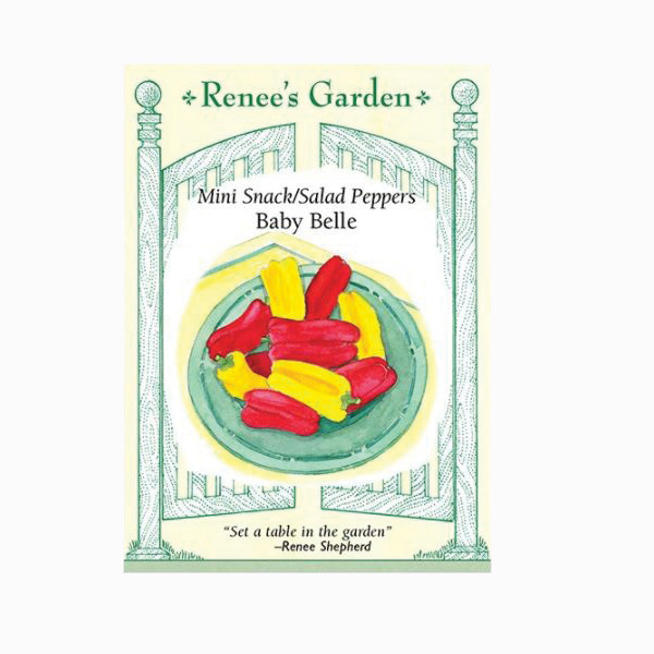 Renee's Garden Mini Snack/Salad Peppers Baby Belle Seeds