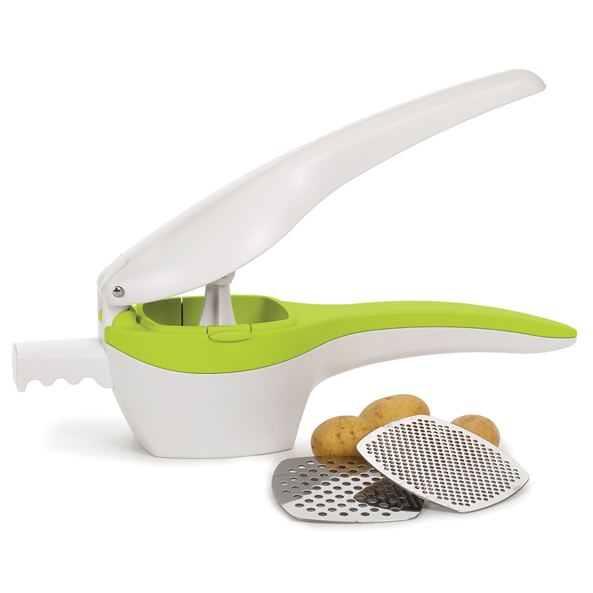 RSVP International (SPUD) Potato Ricer, White/Green | Mash Potatoes - Thumbnail 2
