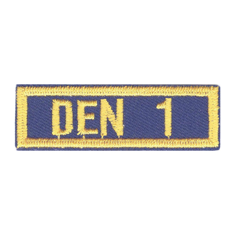 Boy Scouts Of America 10701 Numerical Emblem, Navy Blue/Yellow - 1
