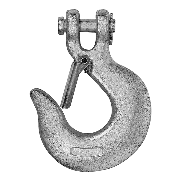 Campbell T9700424 Clevis Slip Hook with Latch, 1/4 in, 2600 lb Working Load, 43 Grade, Steel, Zinc - 2