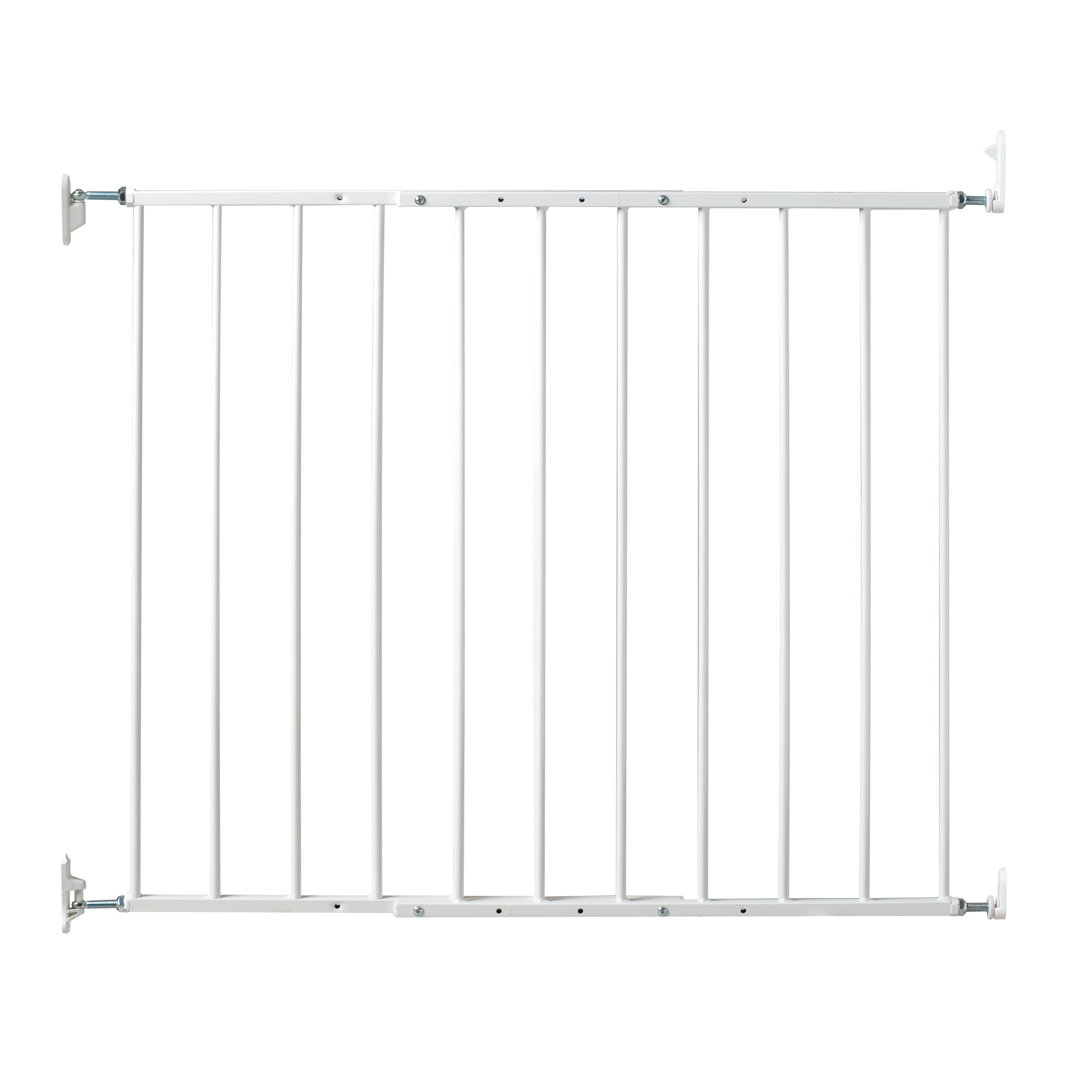 KidCo Safeway G2000 Stair Baby Safety Gate, Steel, White, 33-1/2 in H Dimensions - 1
