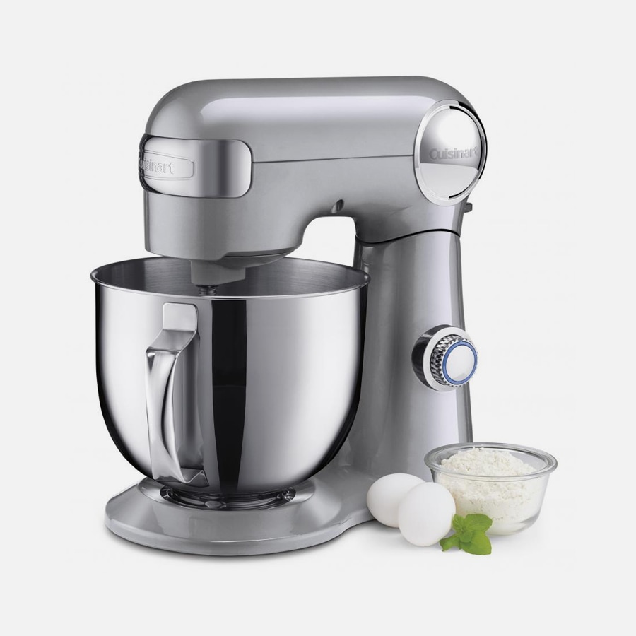Cuisinart PRECISION MASTER Series SM-50BC Stand Mixer, 5.5 qt Bowl, 500 W, Stainless Steel Bowl, Knob Control, Metal - 4