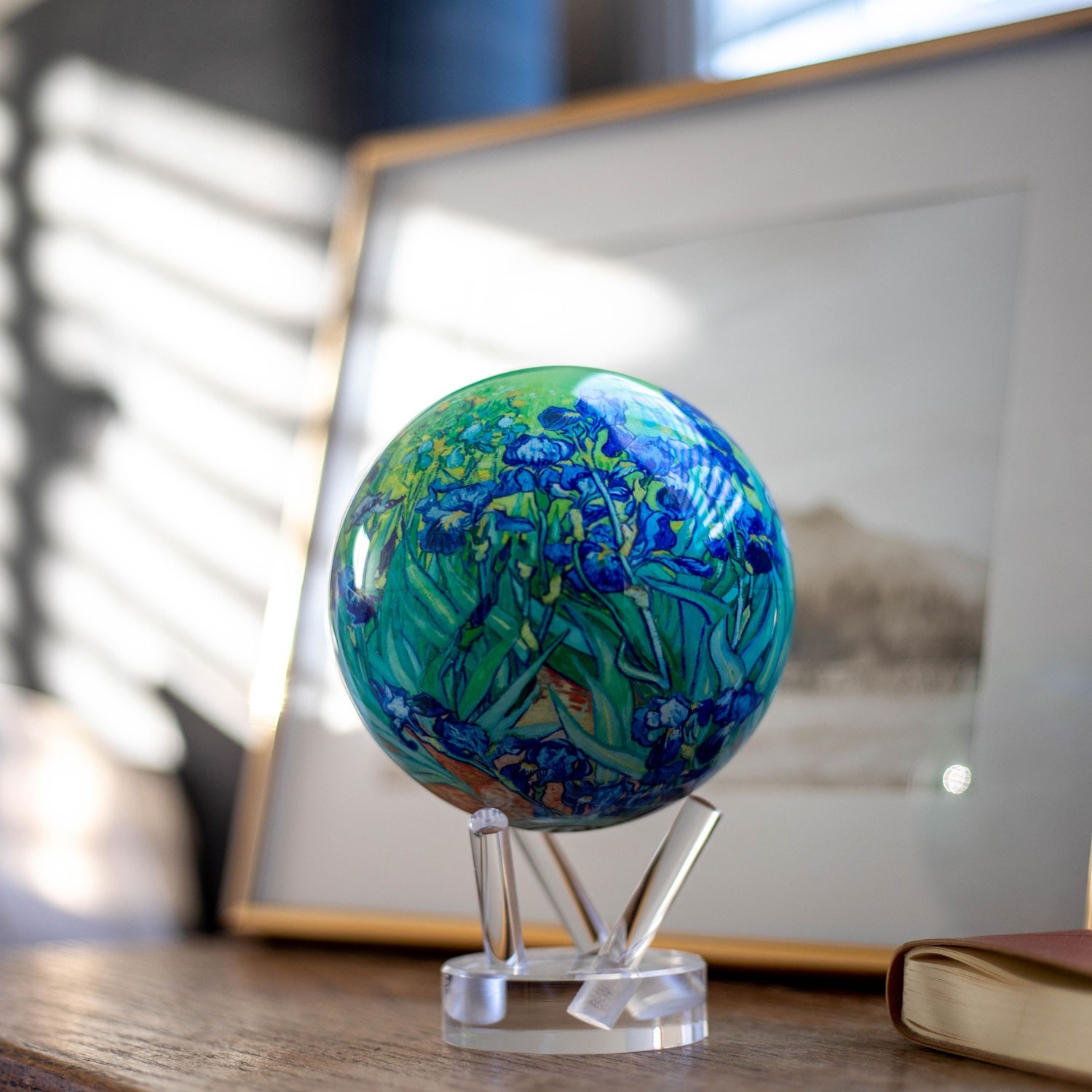 MOVA Globes MM-IRISES Globe, 4 in Dia Globe, Acrylic, Multi-Color - 3