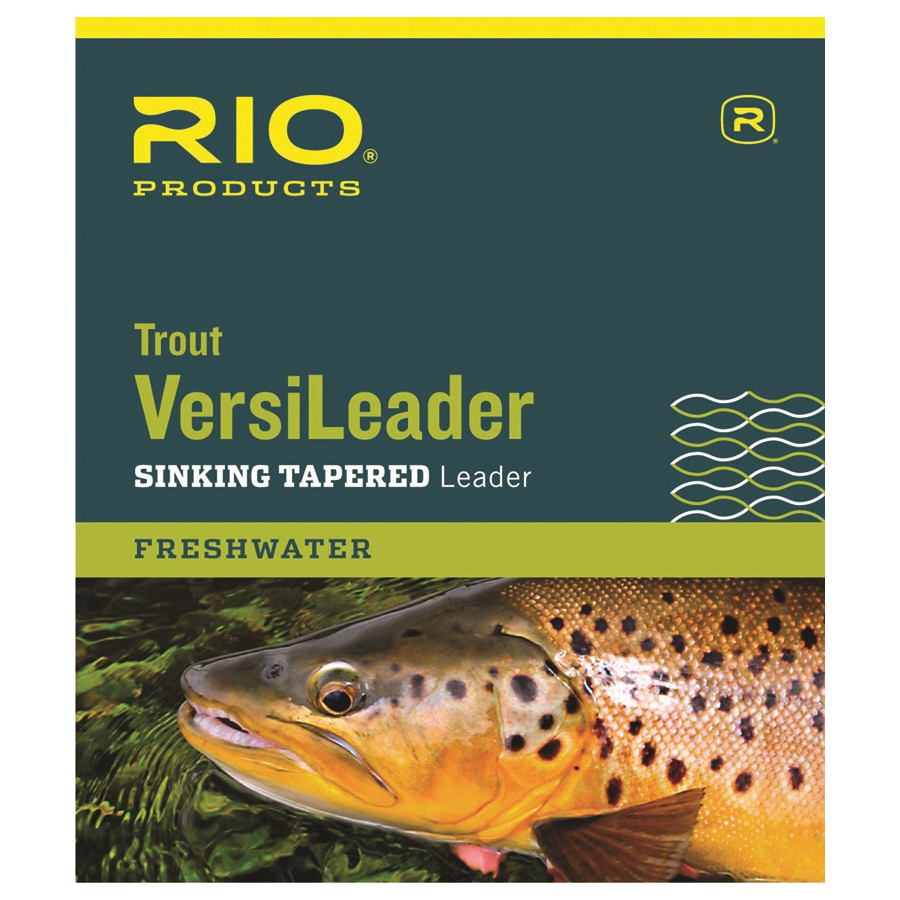 Rio Trout Versileader Series 6-24244 Fishing Line, 7 ft L, Nylon, Black - 1