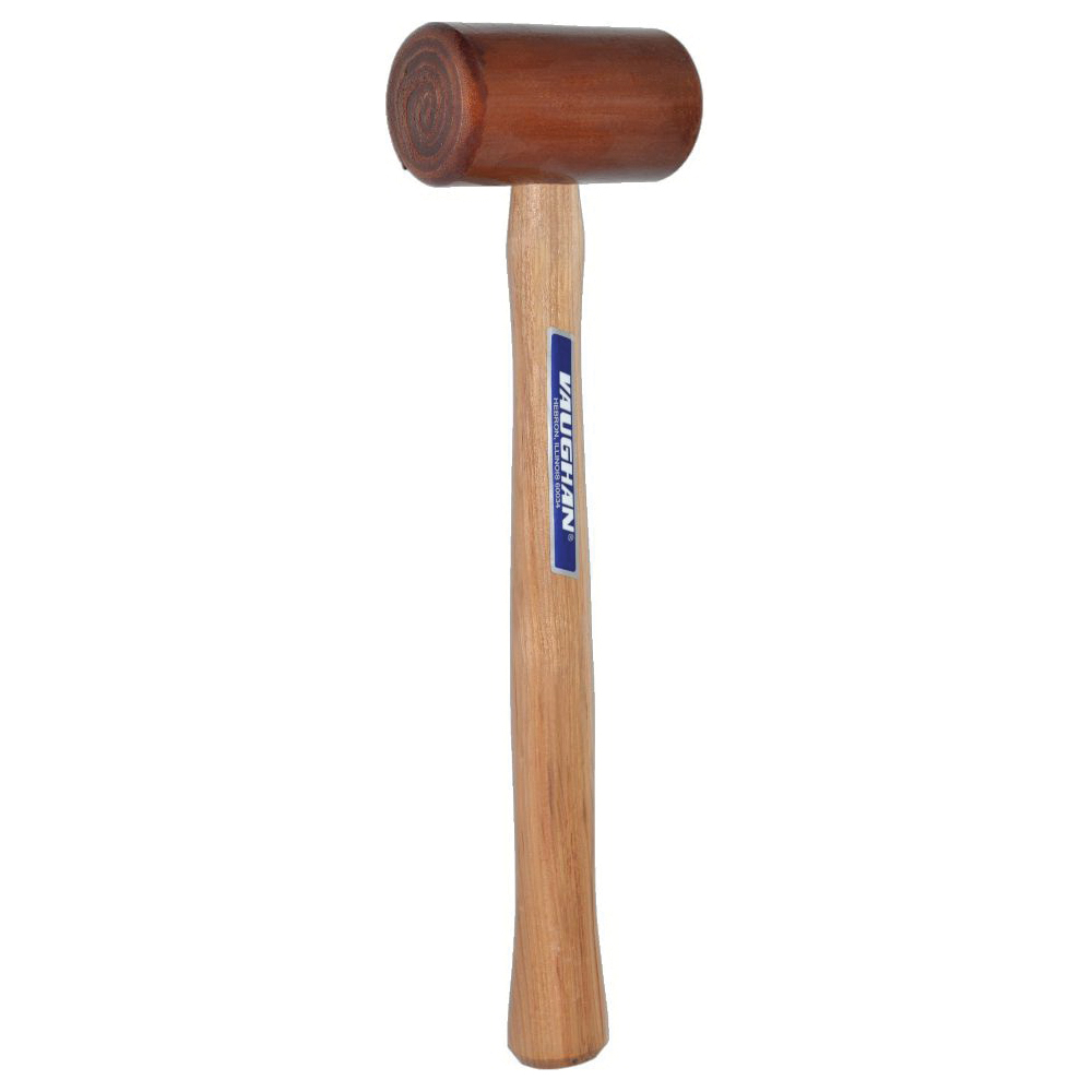 Vaughan Rawhide Face Mallet with Malleable Iron Head