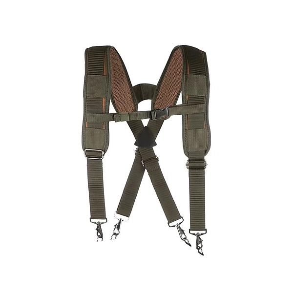 Bucket Boss 50100 Airlift Tool Belt with Suspenders, 52 in Waist, Polyester, 12 -Pocket - 3