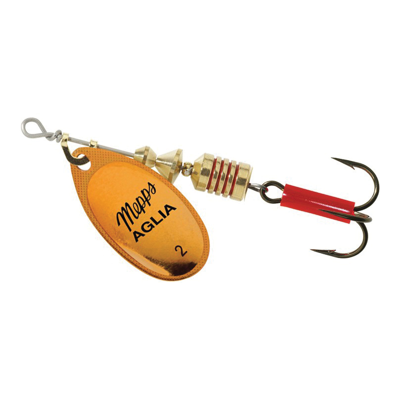 mepps Plain Aglia Series B2-OP Fishing Lure, Arctic Grayling, Brook Trout, Cutthroat Trout, Dolly Varden Trout - 1