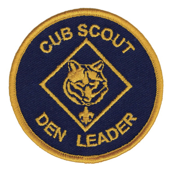 Boy Scouts Of America 376 Den Leader Emblem, Round, Blue - 1