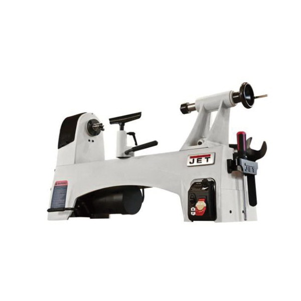 JET 719200 Variable Speed Wood Lathe, 115 V, 10 A, 1 hp, 12-1/2 in Swing Over Bed, 20-1/2 in Between Centers - 1