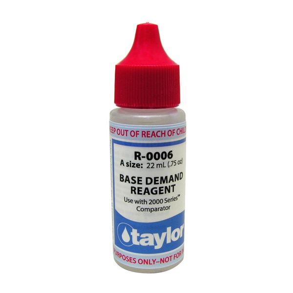 taylor R-0006-A Base Demand Reagent, 0.75 oz Bottle, Liquid, Odorless, Clear - 1