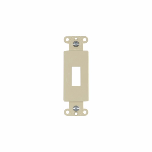 Eaton Cooper Wiring 2161V Wallplate Adapter, Decorator to Toggle, Thermoplastic, Ivory - 1