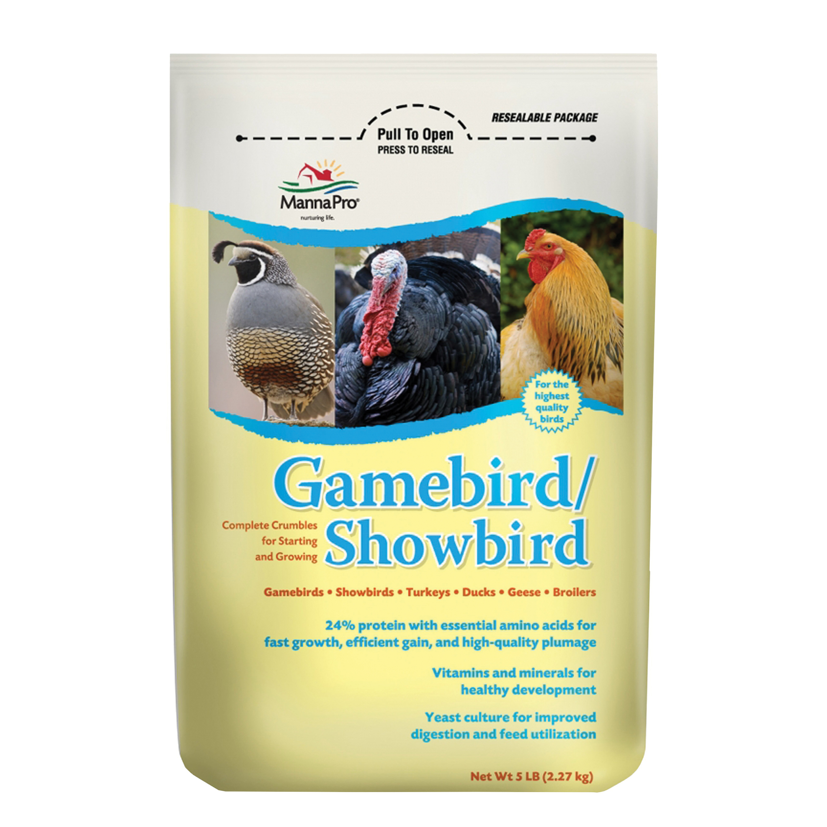 1594620 Game Bird/Showbird Crumble, Crumble, 5 lb