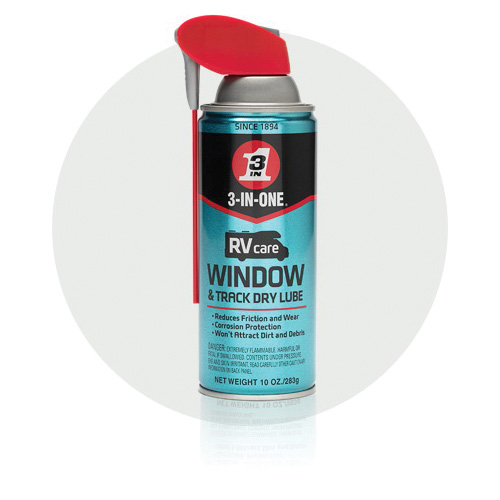 3-In-One 120091 Window and Track Dry Lube, 10 oz, Can, Liquid