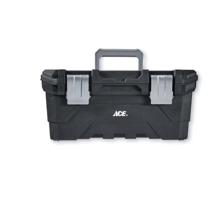 ACE ACE320516 Tool Box, Plastic, Black, 16 in L x 9-1/4 in W x 10-1/2 in H Outside, 1-Drawer, 1-Compartment - 4