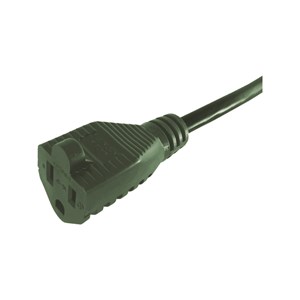 ACE OU-SJT163-10-GR Extension Cord, 16/3 AWG Cable, 15 ft L, 13 A, 125 V, Green - 4