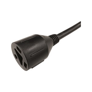 ACE 1RV-001-009IBK Appliance Cord, 14/3 AWG Cable, 9 in L, 15 A, 125 V, Black - 5