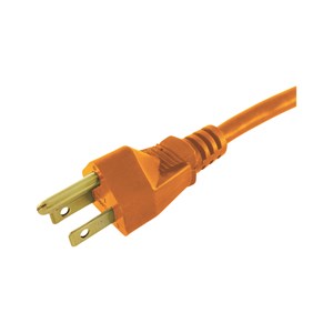 ACE 1IP-002-003FOG Extension Cord, 14/3 AWG Cable, 3-Outlet, 3 ft L, 13 A, 125 V, Orange - 3