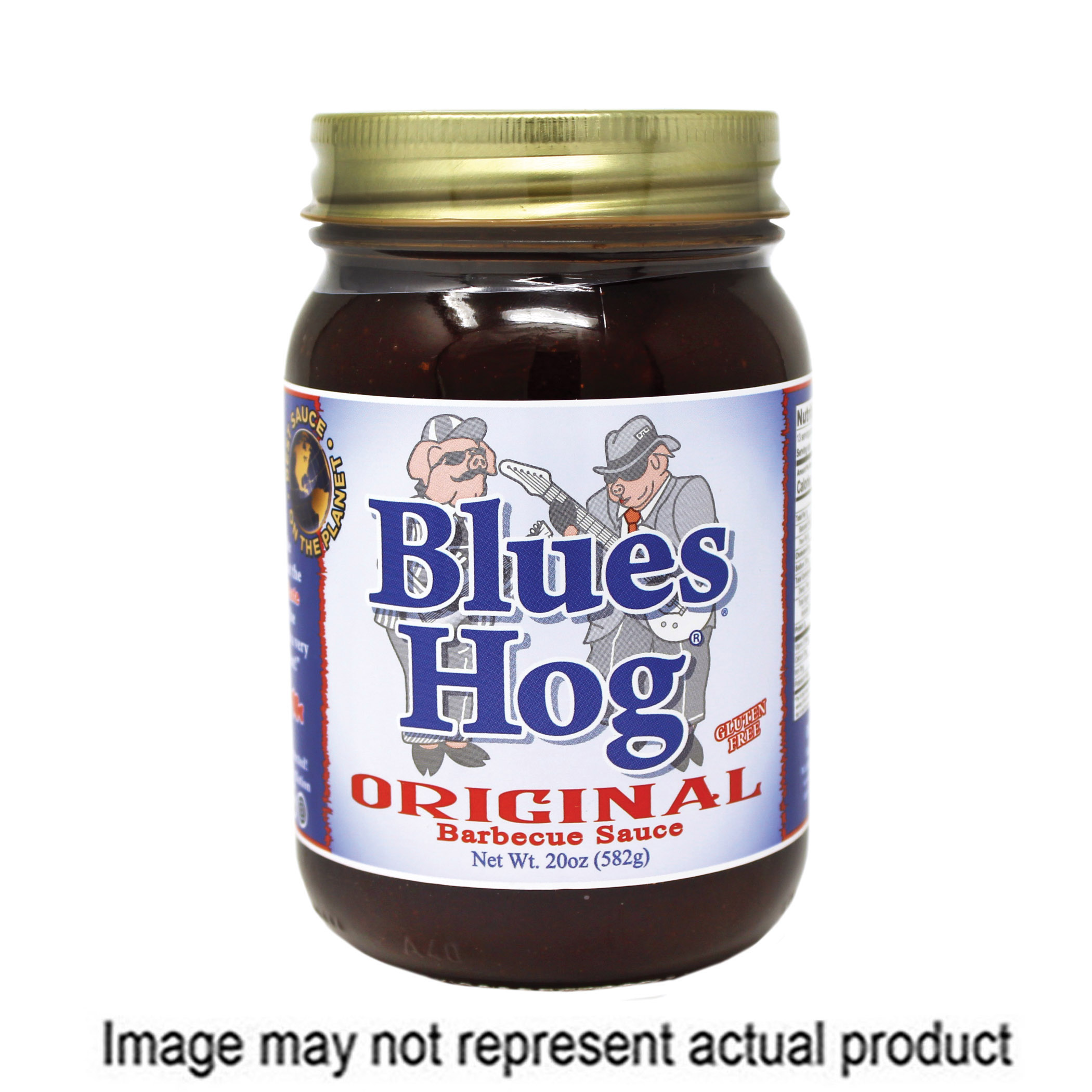 Blues Hog CP90770.06 Barbecue Sauce, Original Flavor, 16 oz Jar - 1