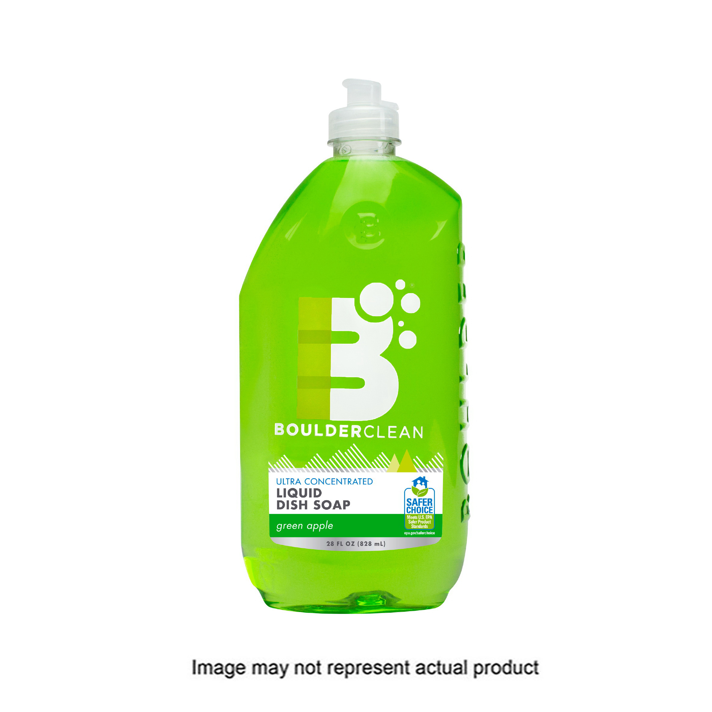 BOULDER CLEAN 141226 Dish Soap, 128 fl-oz, Liquid, Apple Orchard, Green - 1