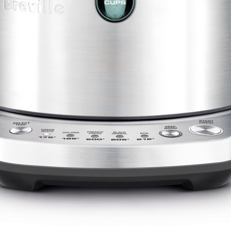 Breville BKE720BSS Temp Select Kettle, 57 oz Capacity, 1500 W, Aluminum/Stainless Steel, 8 in L, 7 in W, 9-1/2 in H - 2