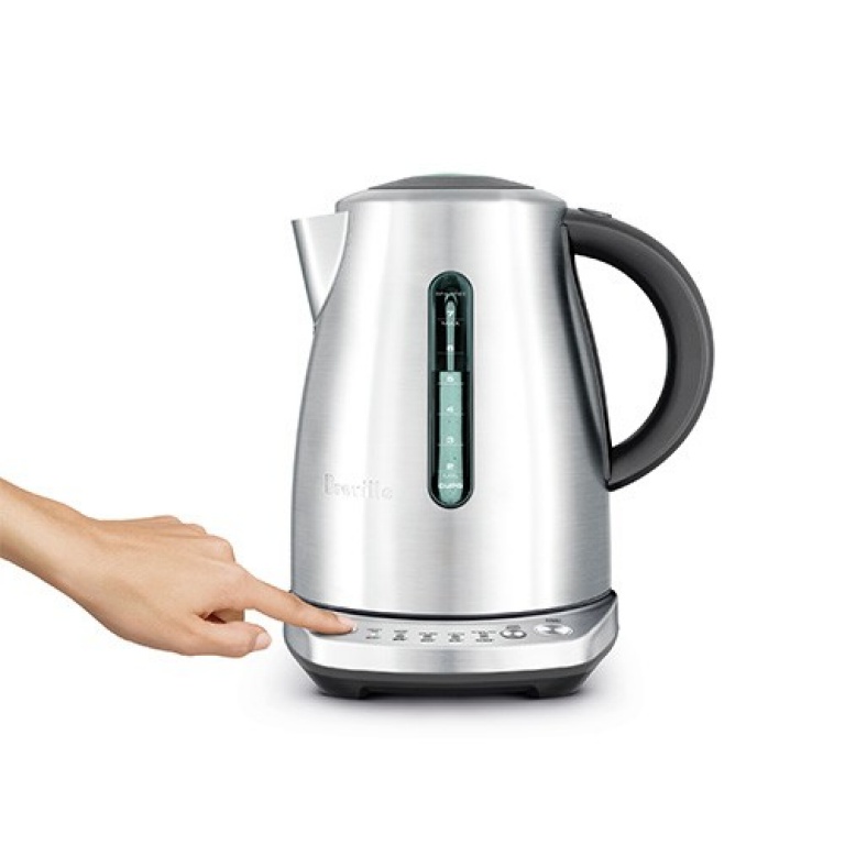 Breville BKE720BSS Temp Select Kettle, 57 oz Capacity, 1500 W, Aluminum/Stainless Steel, 8 in L, 7 in W, 9-1/2 in H - 3