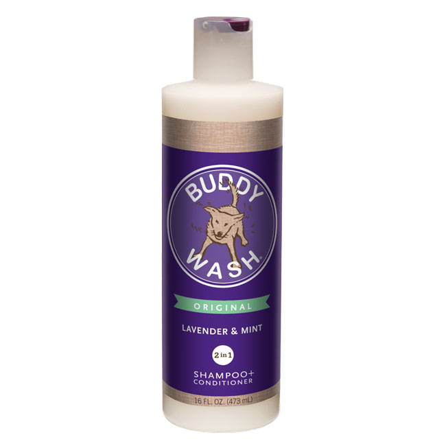 Buddy Biscuits 15202 Buddy Wash Shampoo Plus Conditioner, Lavender, Mint, 16 oz - 1