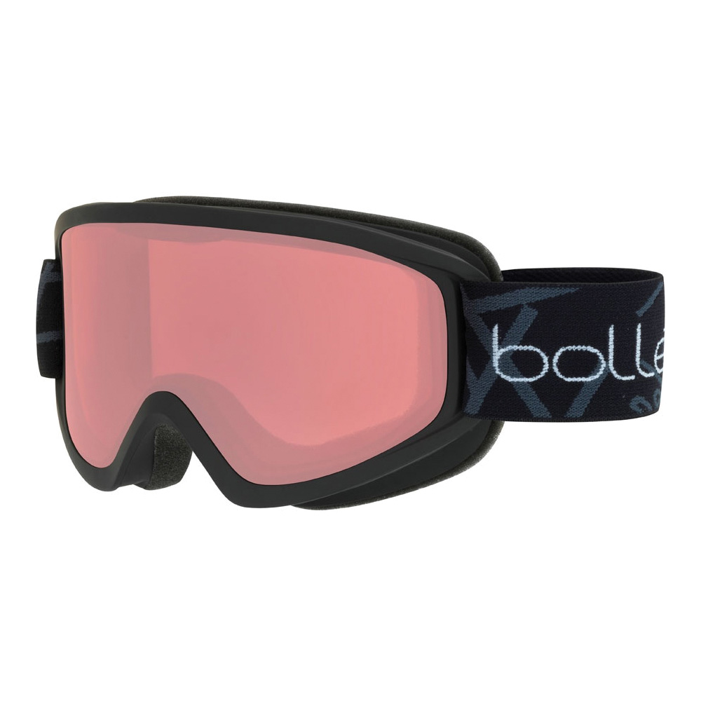 Bolle Freeze 21797 Snow Goggles, Vermilion Lens, Matte Black Frame - 1
