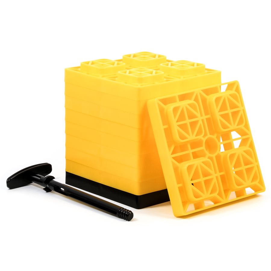 CAMCO 44512 Leveling Block, Yellow, For: Camco Leveling Blocks - 1